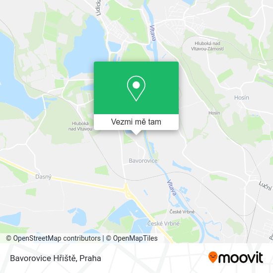 Bavorovice Hřiště mapa