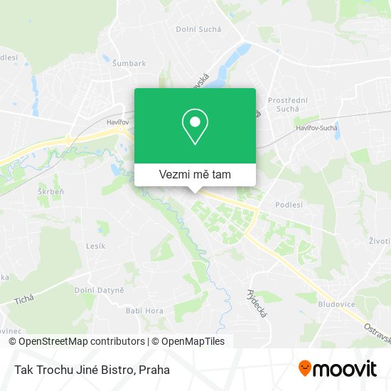 Tak Trochu Jiné Bistro mapa