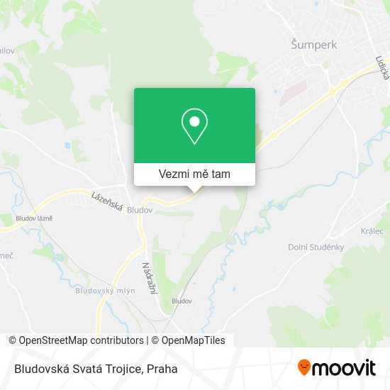 Bludovská Svatá Trojice mapa