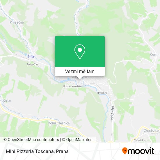 Mini Pizzeria Toscana mapa