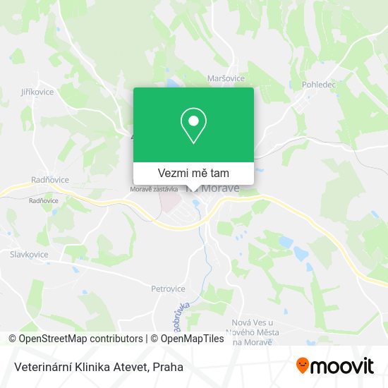 Veterinární Klinika Atevet mapa