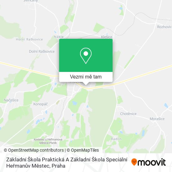 Základní Škola Praktická A Základní Škola Speciální Heřmanův Městec mapa