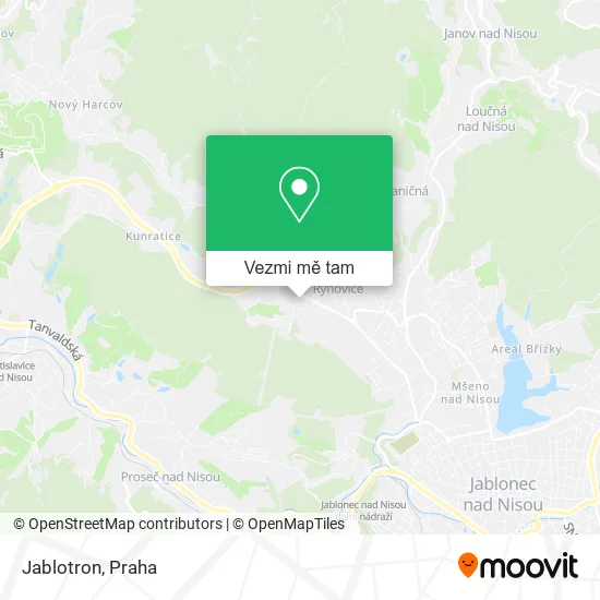 Jablotron mapa