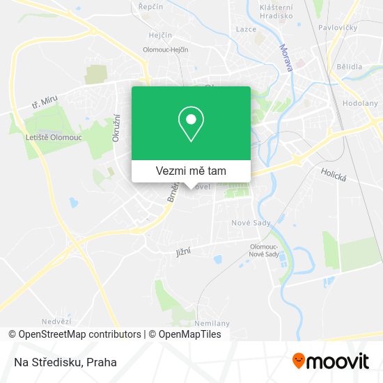 Na Středisku mapa