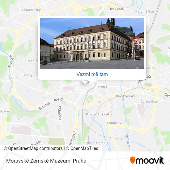 Moravské Zemské Muzeum mapa