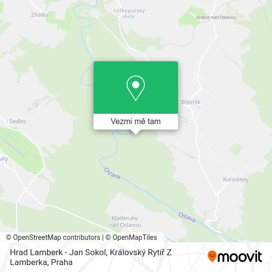 Hrad Lamberk - Jan Sokol, Královský Rytíř Z Lamberka mapa