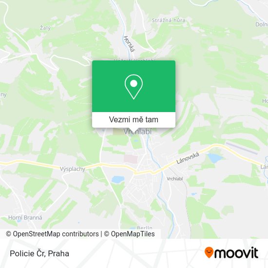 Policie Čr mapa