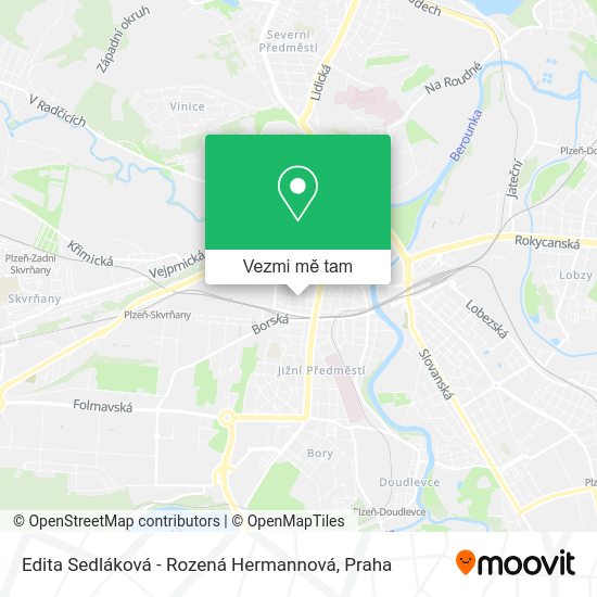 Edita Sedláková - Rozená Hermannová mapa