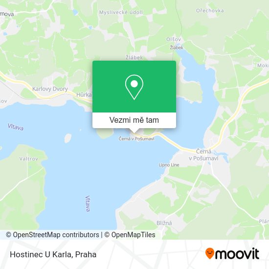 Hostinec U Karla mapa