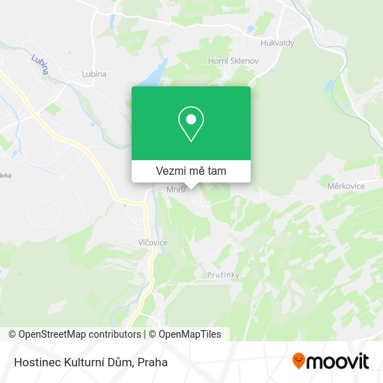 Hostinec Kulturní Dům mapa