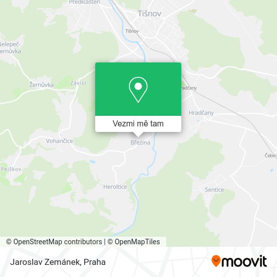 Jaroslav Zemánek mapa