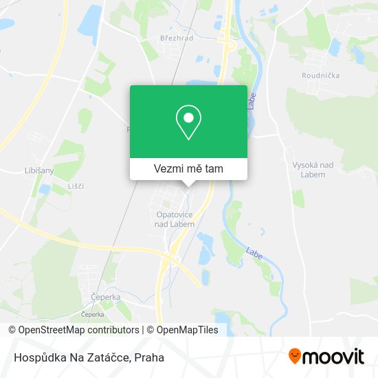 Hospůdka Na Zatáčce mapa