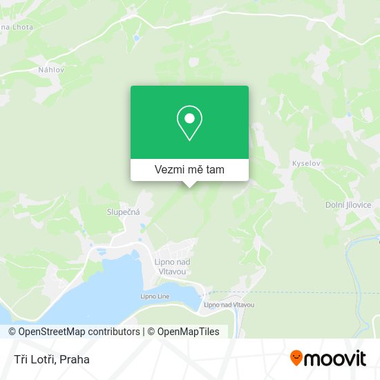 Tři Lotři mapa