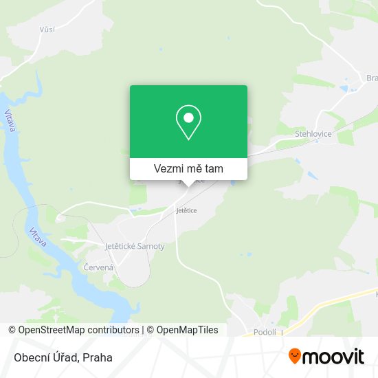 Obecní Úřad mapa