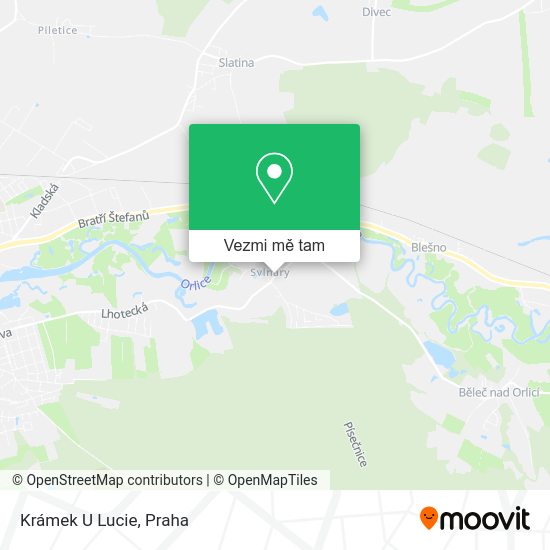 Krámek U Lucie mapa