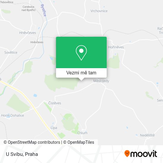 U Svíbu mapa