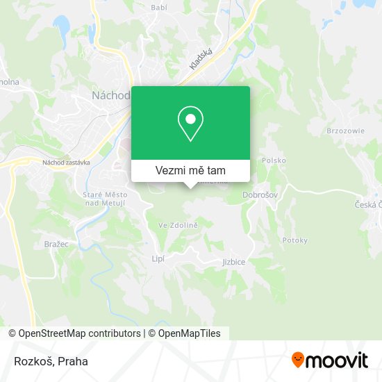 Rozkoš mapa