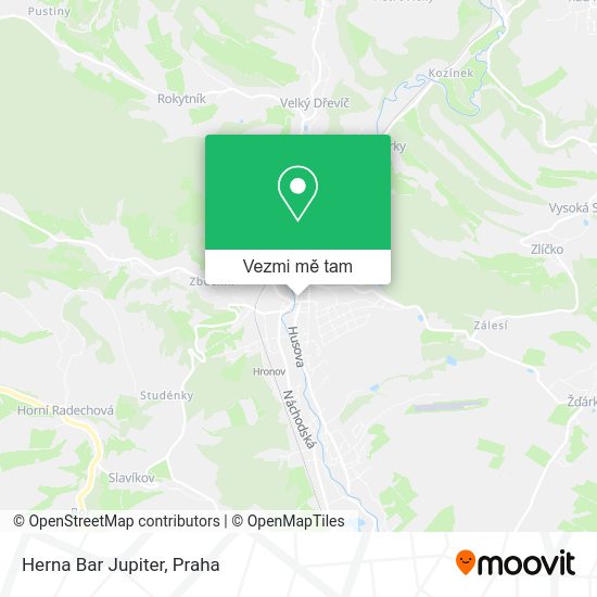 Herna Bar Jupiter mapa