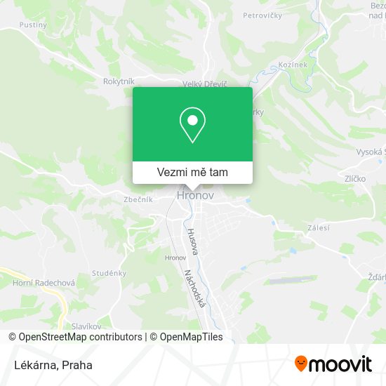Lékárna mapa