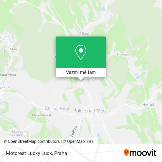 Motorest Lucky Luck mapa
