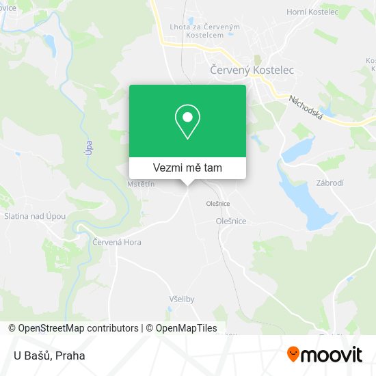 U Bašů mapa