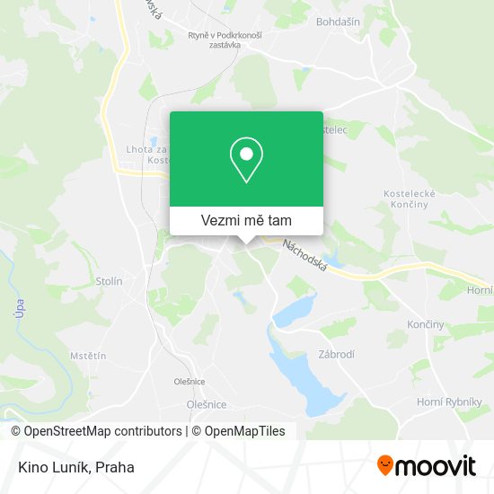 Kino Luník mapa