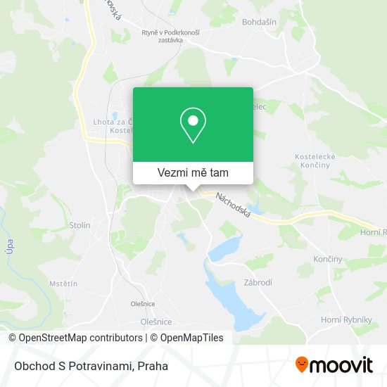 Obchod S Potravinami mapa