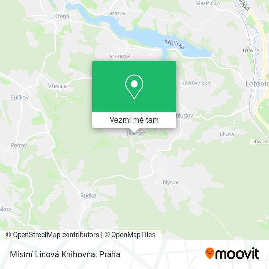 Místní Lidová Knihovna mapa
