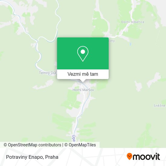 Potraviny Enapo mapa