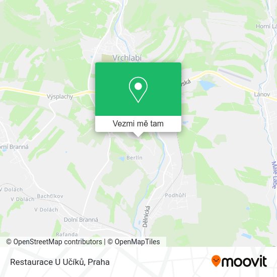 Restaurace U Učíků mapa
