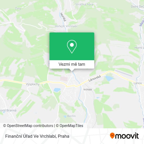 Finanční Úřad Ve Vrchlabí mapa