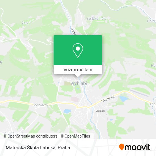 Mateřská Škola Labská mapa