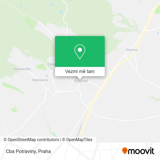 Cba Potraviny mapa