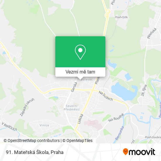 91. Mateřská Škola mapa