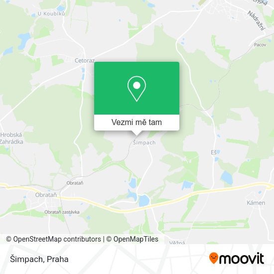 Šimpach mapa