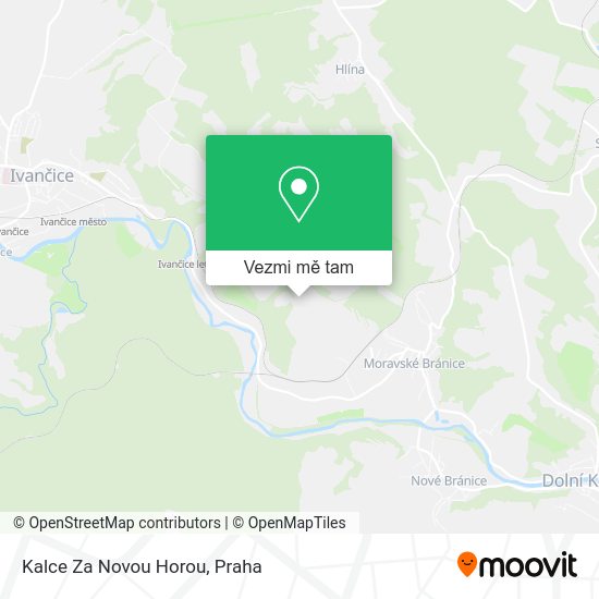 Kalce Za Novou Horou mapa