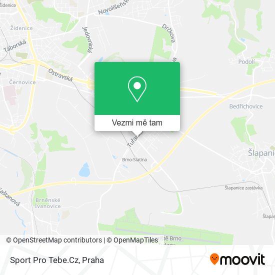 Sport Pro Tebe.Cz mapa