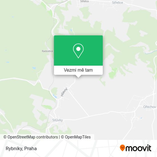 Rybníky mapa