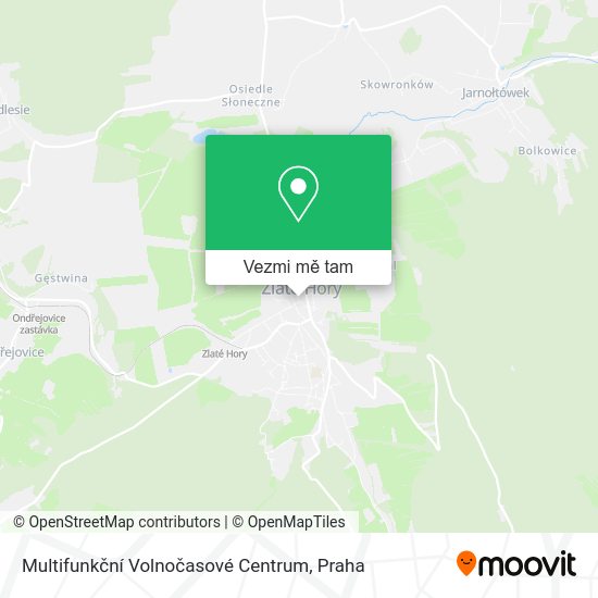Multifunkční Volnočasové Centrum mapa