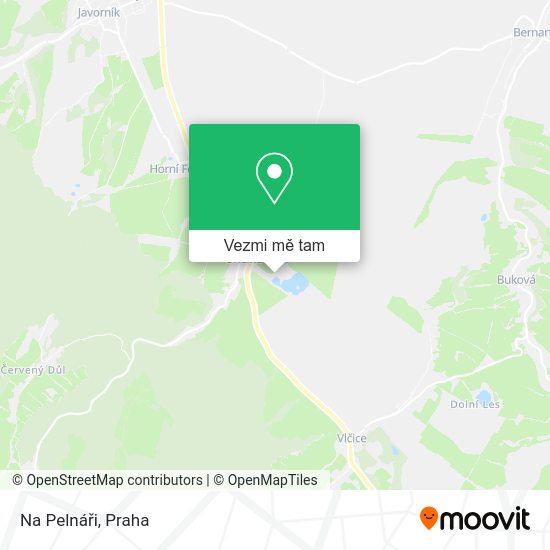 Na Pelnáři mapa