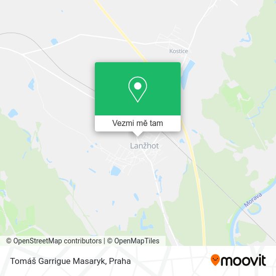 Tomáš Garrigue Masaryk mapa