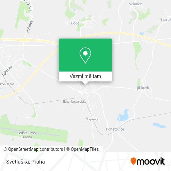 Světluška mapa
