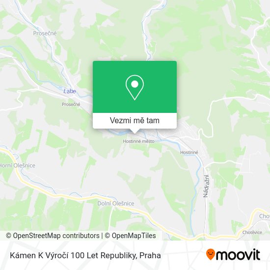 Kámen K Výročí 100 Let Republiky mapa