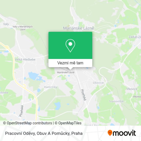 Pracovní Oděvy, Obuv A Pomůcky mapa