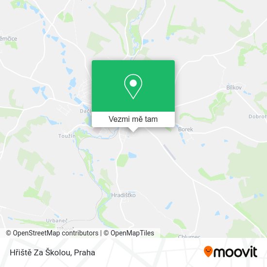 Hřiště Za Školou mapa