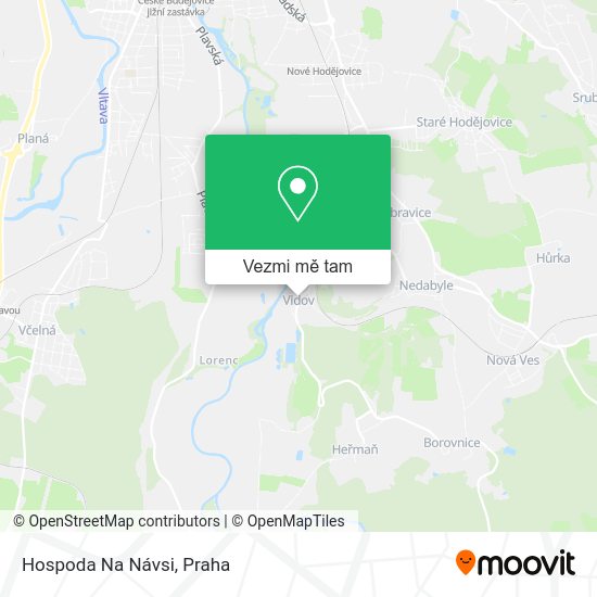 Hospoda Na Návsi mapa