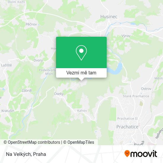 Na Velkých mapa