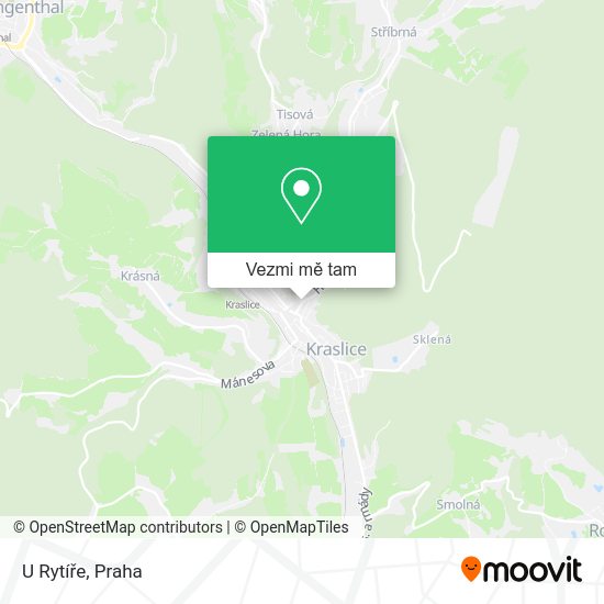 U Rytíře mapa