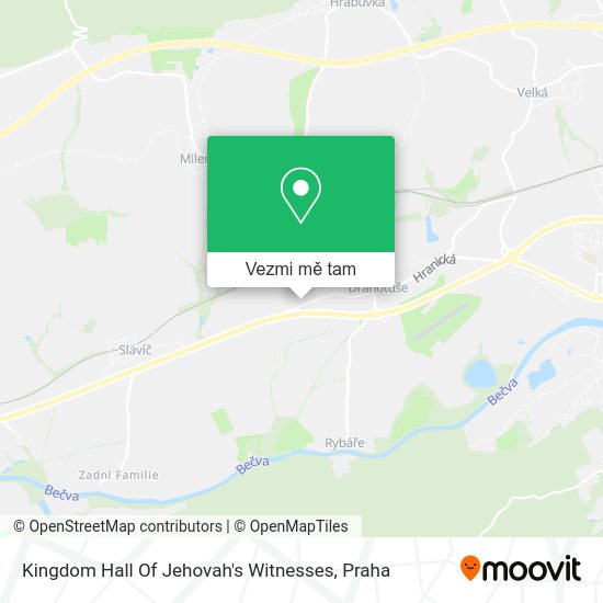 Kingdom Hall Of Jehovah's Witnesses mapa