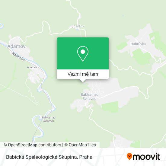 Babická Speleologická Skupina mapa
